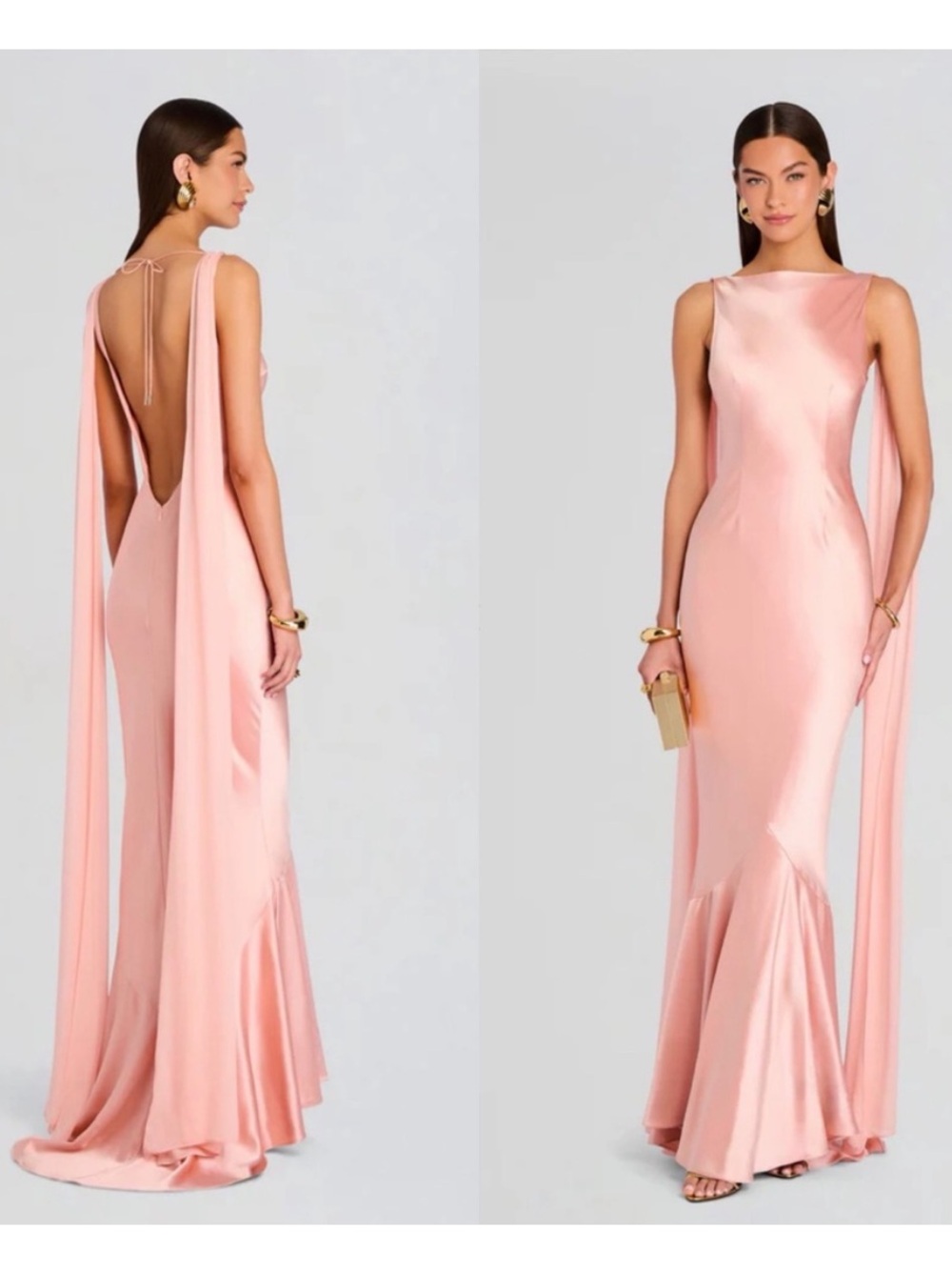 NWT Retrofete Julia Dress in Peche Size Small $698